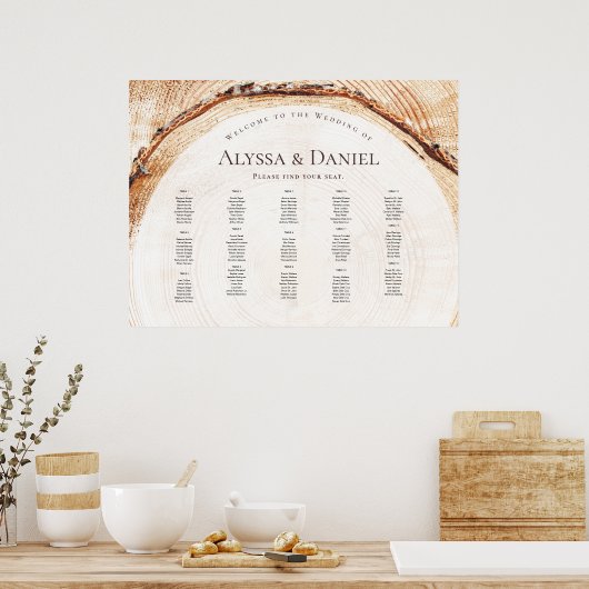 Mariage de grains de bois rustique par tableau de  (Cuisine)