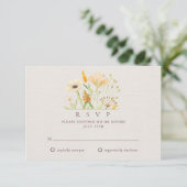 Mariage de jardin botanique fleur sauvage RSVP (Debout devant)