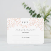 Mariage de jardin secret RSVP - Blush (Debout devant)