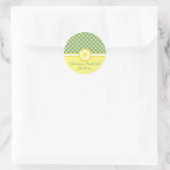 Mariage de jonquille, autocollants souvenirs (Sac)