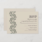 Mariage de la branche d'olivier à la grenade RSVP (Devant / Derrière)