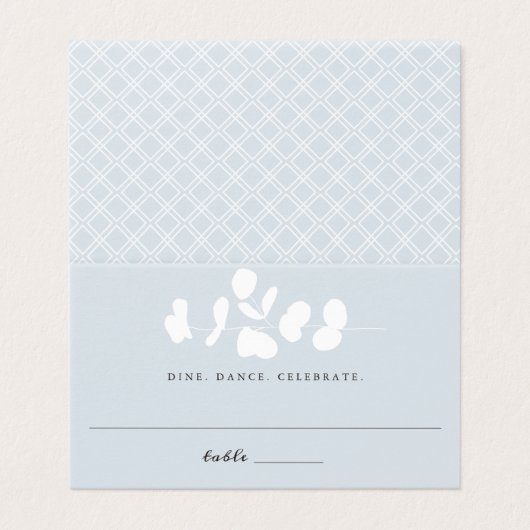 Mariage de la branche Eucalyptus Mist Argent (Outside Unfolded)