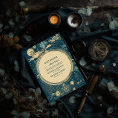 Mariage de la carte Celestial Blue and Golg Tarot