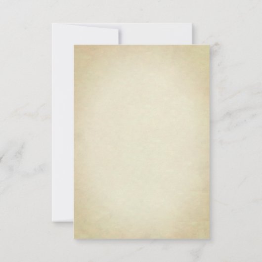 Mariage de la carte de bibliothèque rétro RSVP (Dos)