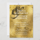 Mariage de la carte de l'or antique du Vieux-Monde (Devant)