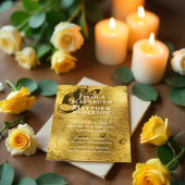 Mariage de la carte de l'or antique du Vieux-Monde