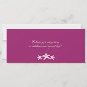 Mariage de la carte d'embarquement de Starfish Shi (Dos)