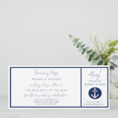 Mariage de la carte d'embarquement des navires de  (Debout devant)