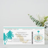 Mariage de la carte d'embarquement du Mexique (Debout devant)