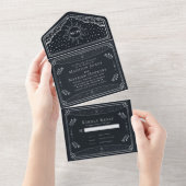 Mariage de la carte Tarot Elegant Silver Foil (Déchirure)