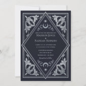 Mariage de la carte Tarot Gothique Argent (Devant)