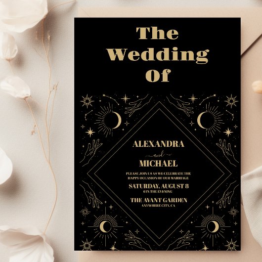 Mariage de la carte Tarot Sun et Moon