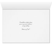 Mariage de la fête de la Saint-Patrick, Invitation (Intérieur Horizontal (Bas))