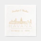 Mariage de la Havane personnalisée de l'huile d'or (Recto)