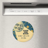 Mariage de la lune - Magnet Réservez la date (In Situ (Lave-vaisselle))