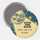 Mariage de la lune - Magnet Réservez la date (Recto/Verso)