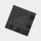Mariage de la mariée Date Monogram Party Cocktail (Gauche)