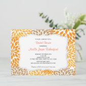 Mariage de la mariée ou invitation de Baby shower (Debout devant)