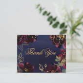 Mariage de la marine de Bordeaux Carte de remercie (Debout devant)