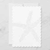 Mariage de la mer Invitation (Dos)