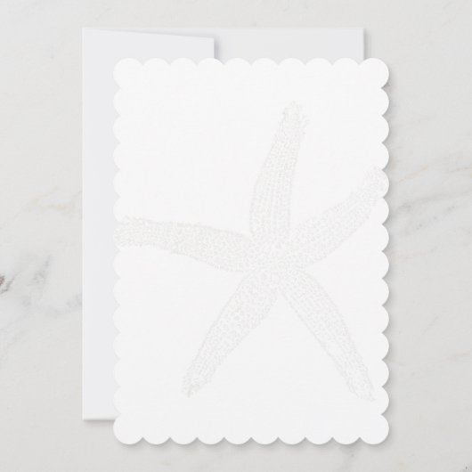 Mariage de la mer Invitation (Dos)