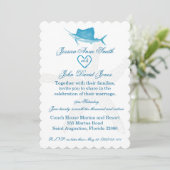 Mariage de la mer Invitation (Debout devant)