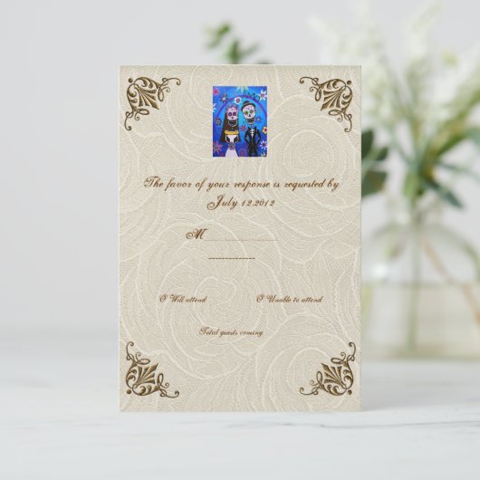 Mariage de la RSVP de mariage mort (Debout devant)