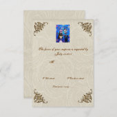 Mariage de la RSVP de mariage mort (Devant / Derrière)