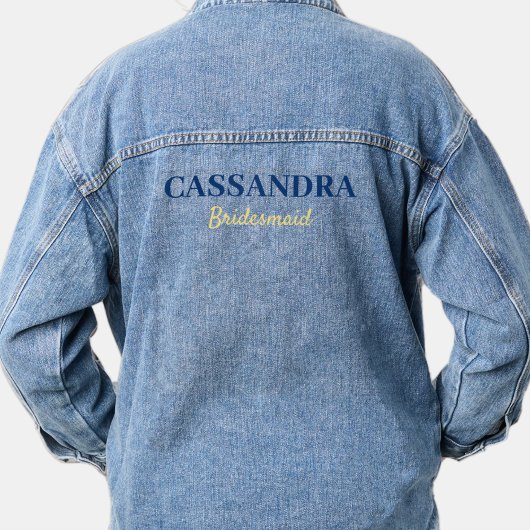 Mariage de la servante bleue et jaune