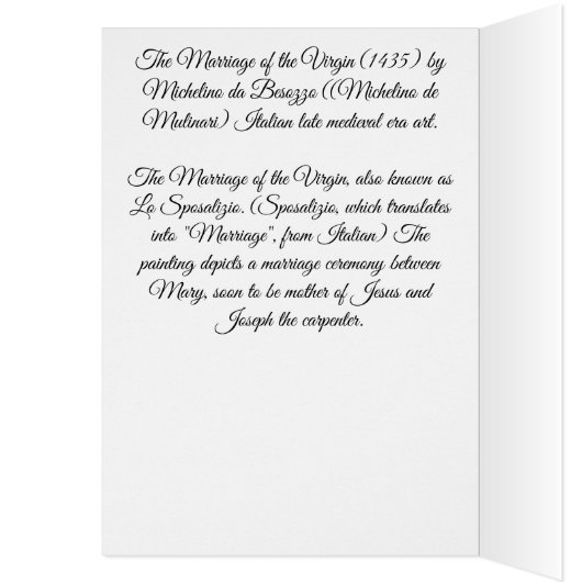 Mariage de la Vierge (Intérieur (Gauche))