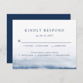 Mariage de Lake Harbour | bleu clair RSVP | Repas (Devant / Derrière)