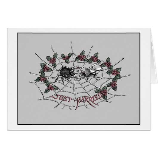 Mariage de l'araignée et de la carte de mouche (Devant horizontal)