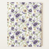 Mariage de Lavande violette Taupe Peonies et de ve (Dos)