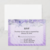 Mariage de l'étoile de coquillage RSVP coquillage1 (Devant / Derrière)