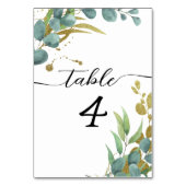 Mariage de l'Eucalyptus botanique Numéro de table (Par défaut)