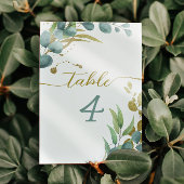 Mariage de l'Eucalyptus botanique Numéro de table