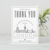 Mariage de Londres | MERCI + CARTE PHOTO (Debout devant)
