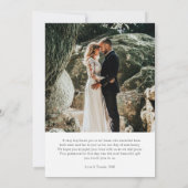 Mariage de Londres | MERCI + CARTE PHOTO (Dos)