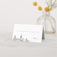 Mariage de Londres | Placer les cartes de nom de t