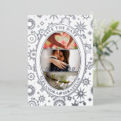 Mariage de lune céleste Faire-part Enregistrer la  (Debout devant)