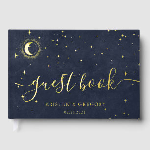 Mariage de lune Crescent or céleste