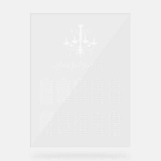 Mariage de lustre blanc (Recto)