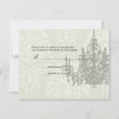 Mariage de lustre RSVP nécessite un invitation 5x7 (Dos)