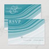 Mariage de luxe en marbre RSVP (Devant / Derrière)