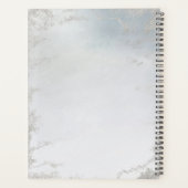 Mariage de luxe Ombre Dusty Blue Frosted Silver (Dos)