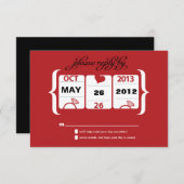 Mariage de machine à sous RSVP (Devant / Derrière)