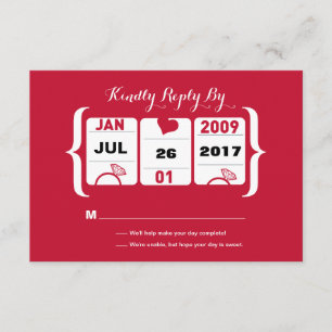 Mariage de machine à sous RSVP