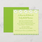 Mariage de marguerite / Invitation douche (Devant / Derrière)