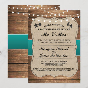 Mariage de mariage Invitation après le thème I Do