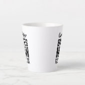 Mariage de marié Favor Latte Coffee Mug (Devant)